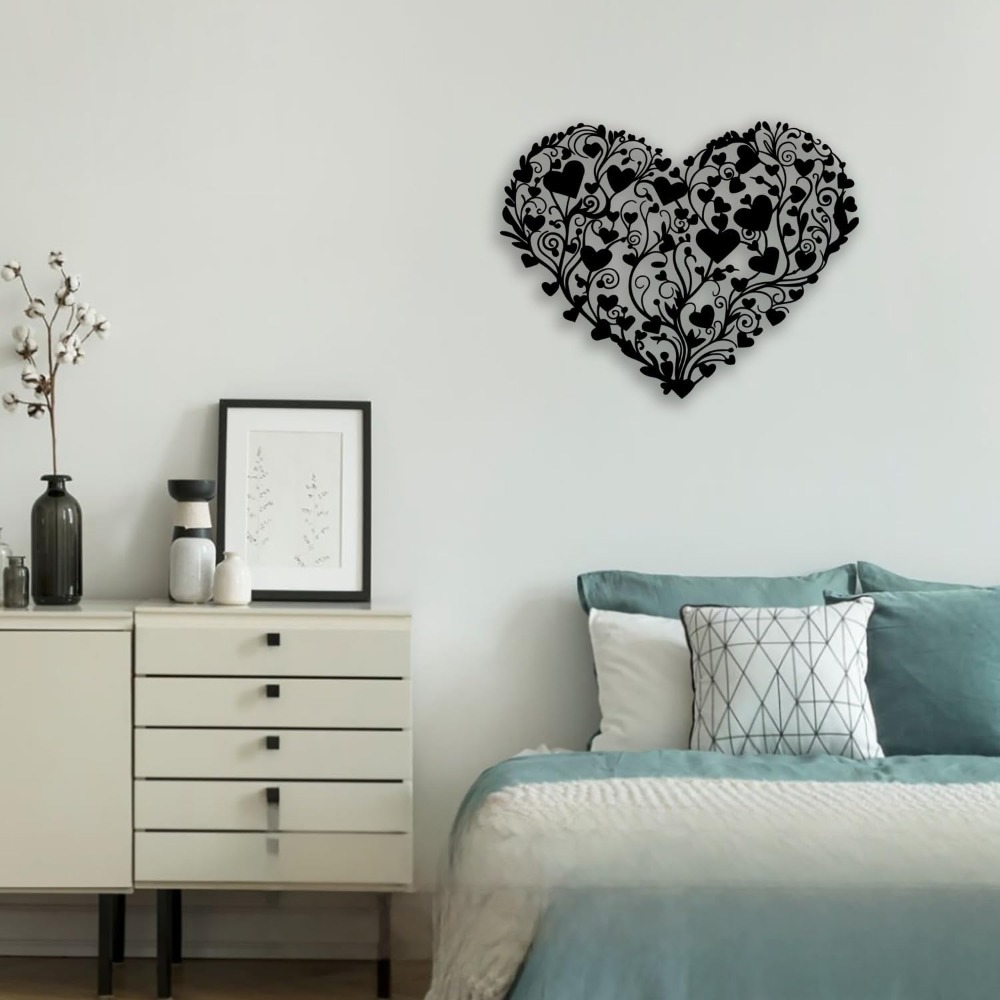 Home Office Bathroom - Decorazione da Parete in Metallo a