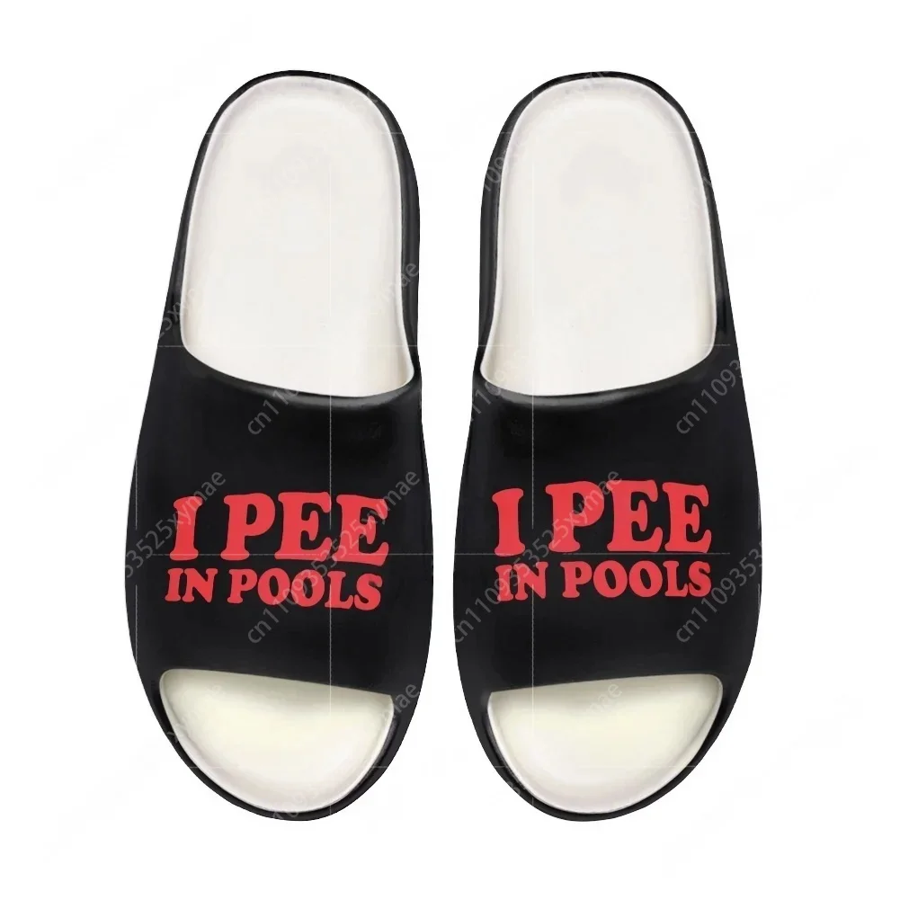 Home Office Bathroom - I Pee in Pools Ciabatte a