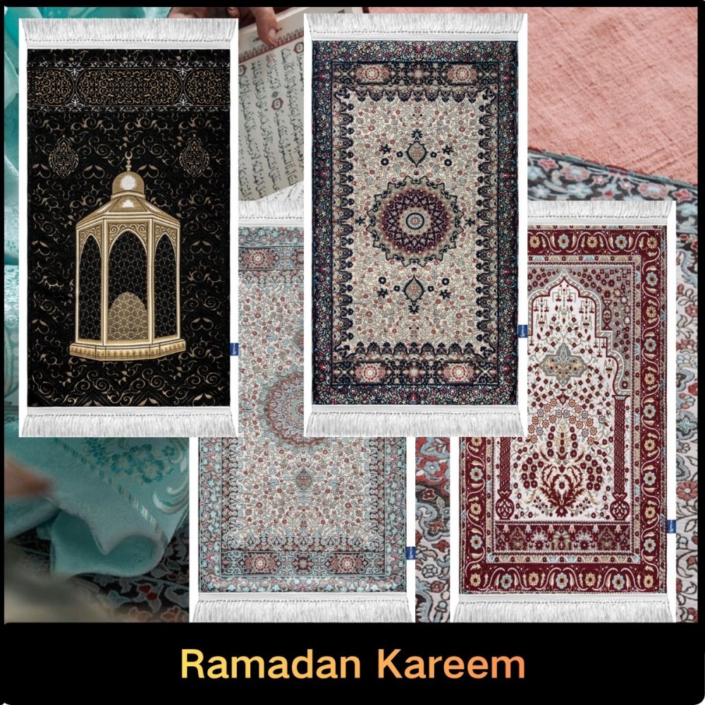 Home Bathroom Door Design - Tappetino da Preghiera Islamico VIKAMA con