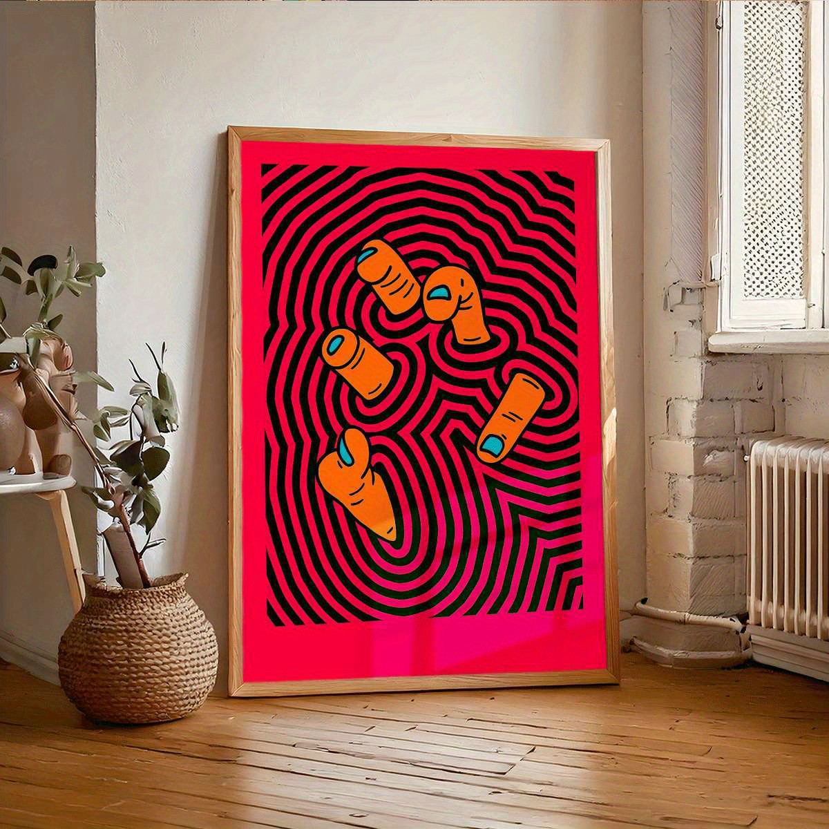 Home Office Bathroom - Poster moderni con arte astratta delle