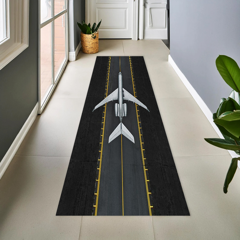 Jet Home Bathroom Mats - Tappeto Runner in Feltro a Tema