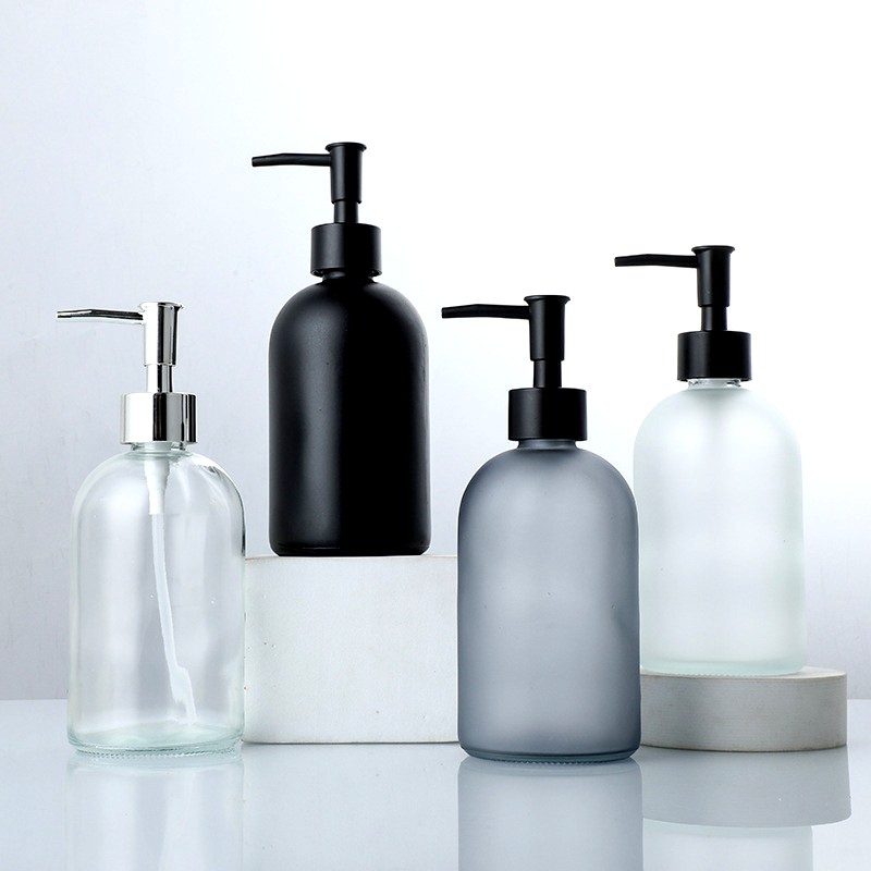 Zara Home Bathroom Accessories - Bottiglia di lozione vuota in vetro