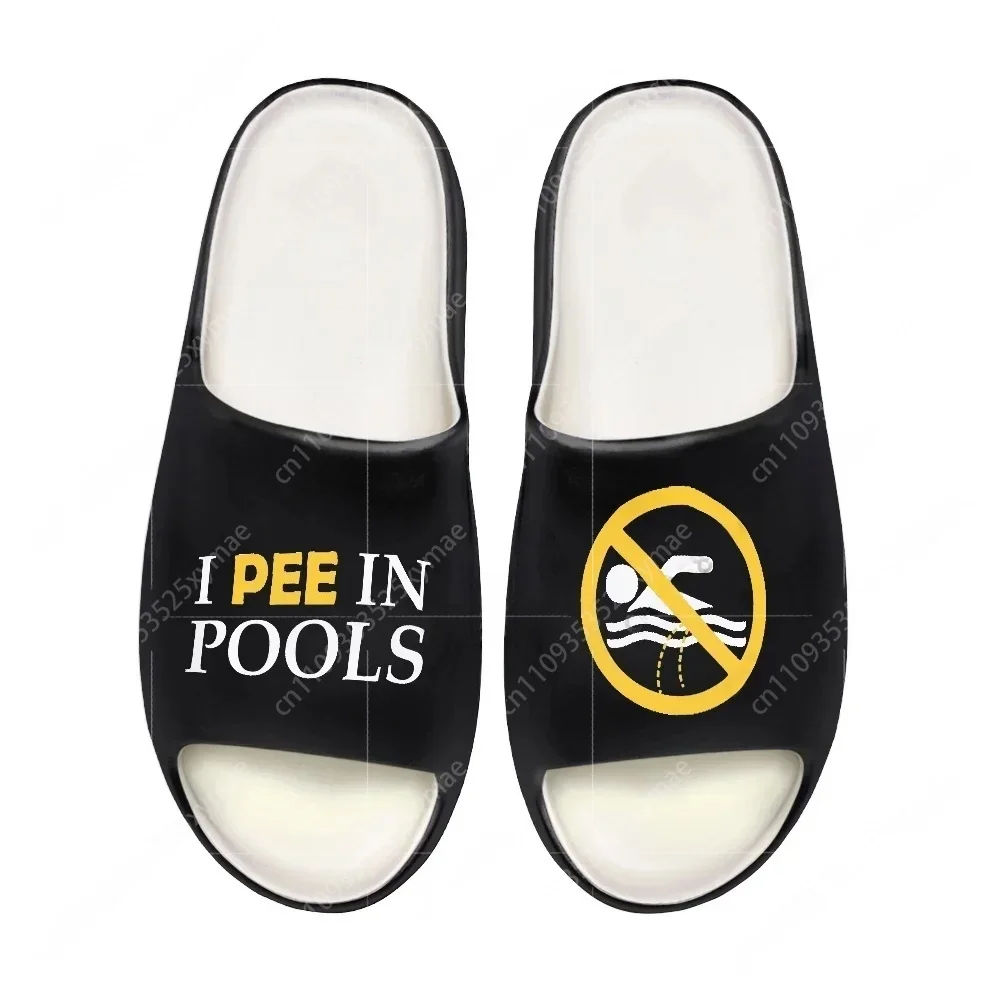 I Pee in Pools Ciabatte a Suol - Home Office Bathroom recensione e prezzo
