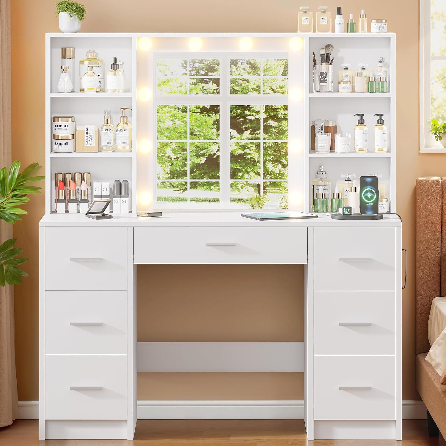 Grande Tavolo da Trucco con Sp - Home Outlet Bathroom Mirrors recensione e prezzo