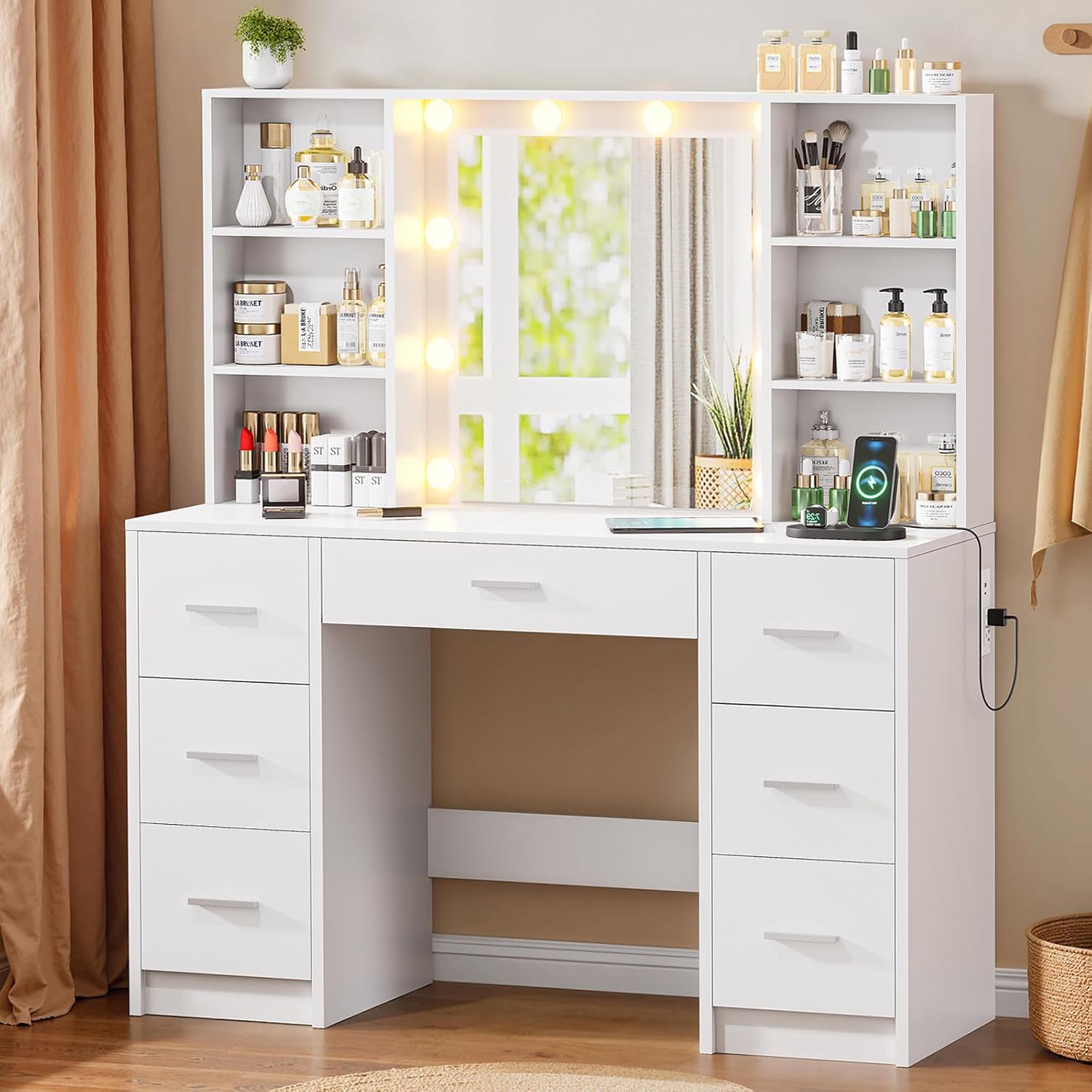 Grande Tavolo da Trucco con Sp - Home Outlet Bathroom Mirrors recensione e prezzo