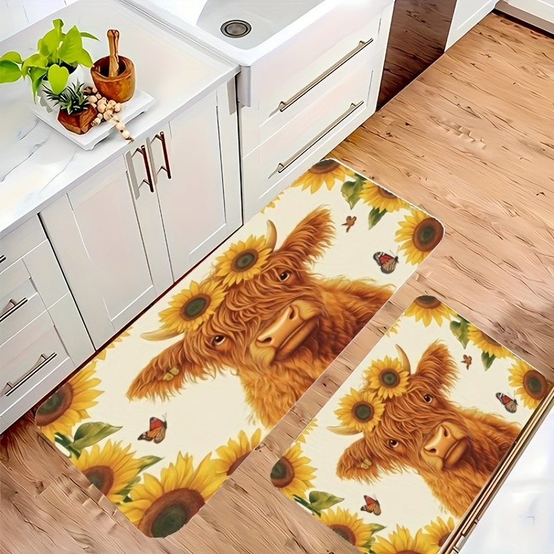 1PC Ritratto di mucca Modello  - Home Bathroom Door Design recensione e prezzo