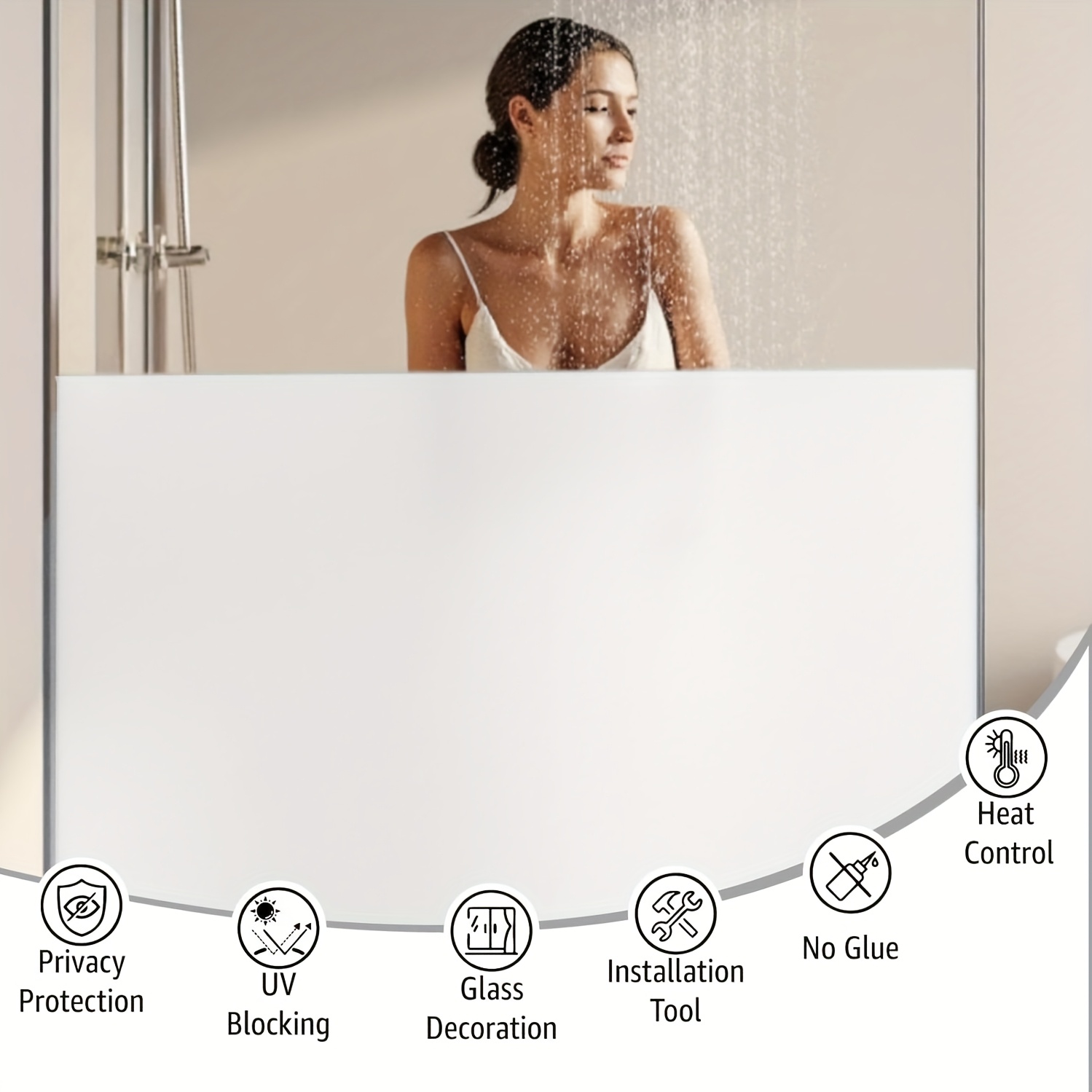 Pellicola per Finestre Bianca  - Home Office Bathroom recensione e prezzo