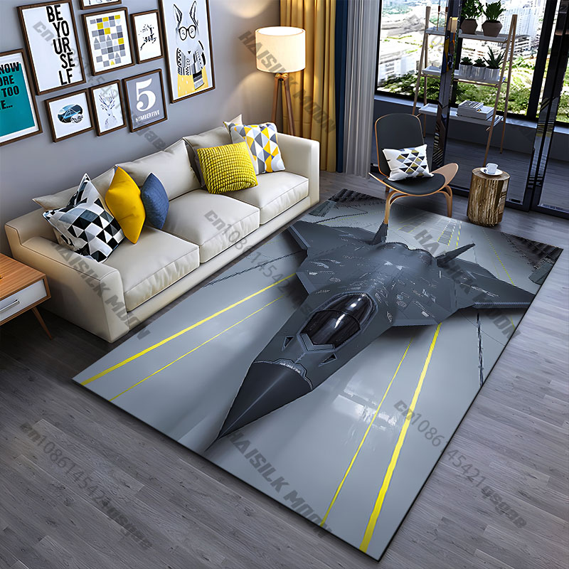 Tappeto a forma di caccia stea - Jet Home Bathroom Mats recensione e prezzo
