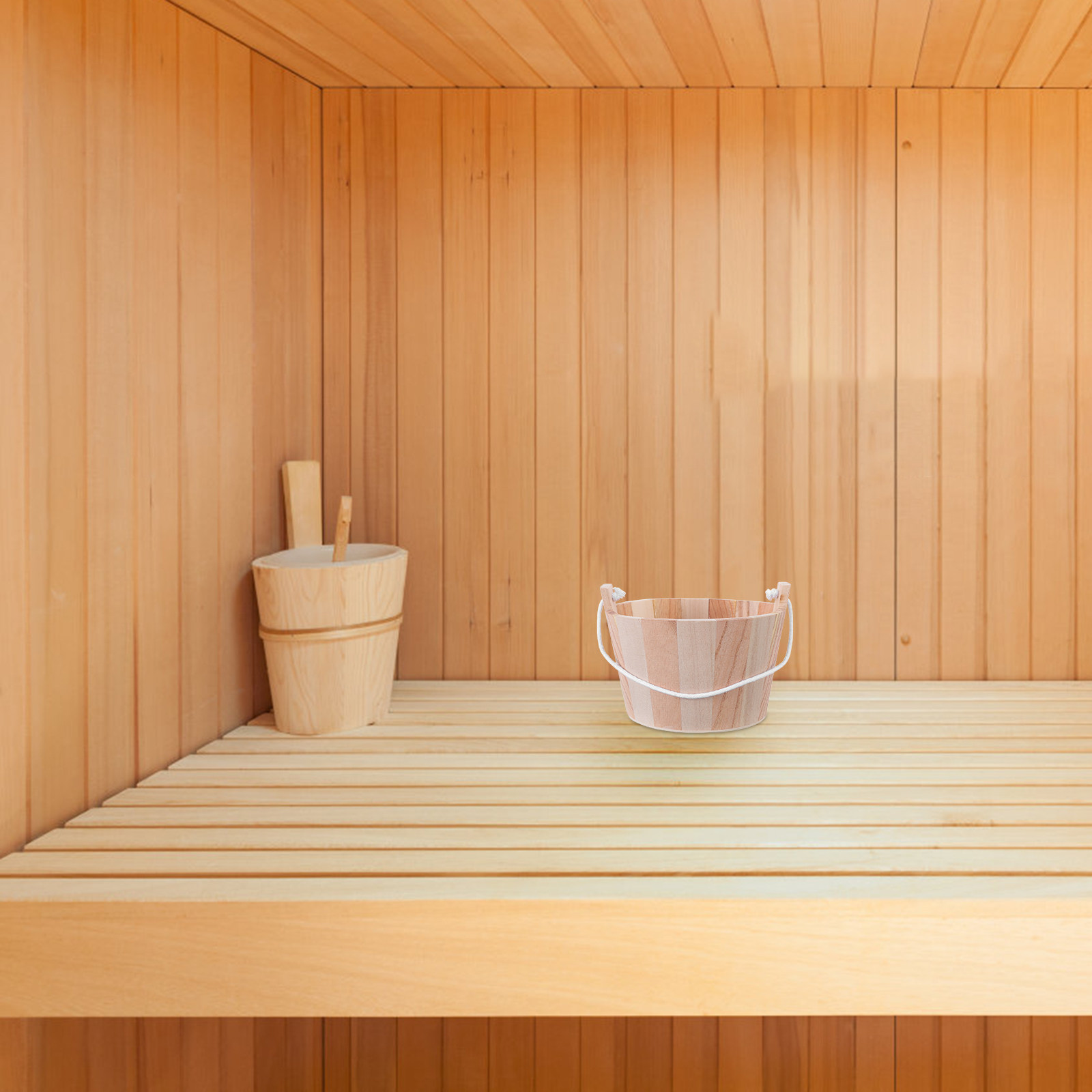 Secchio per Sauna in Legno Nat - Home Bathroom Spa recensione e prezzo
